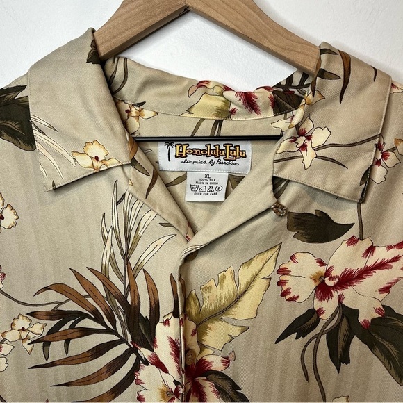 Men’s | Honolulu Lulu Floral Silk Button Down | XL - Picture 3 of 6